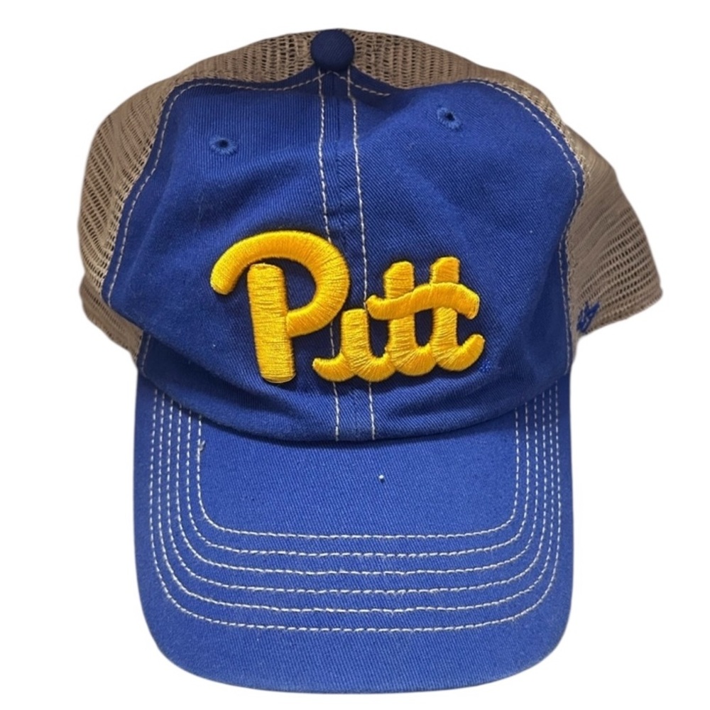 47 Brand Pitt Blue and Tan Trucker Hat